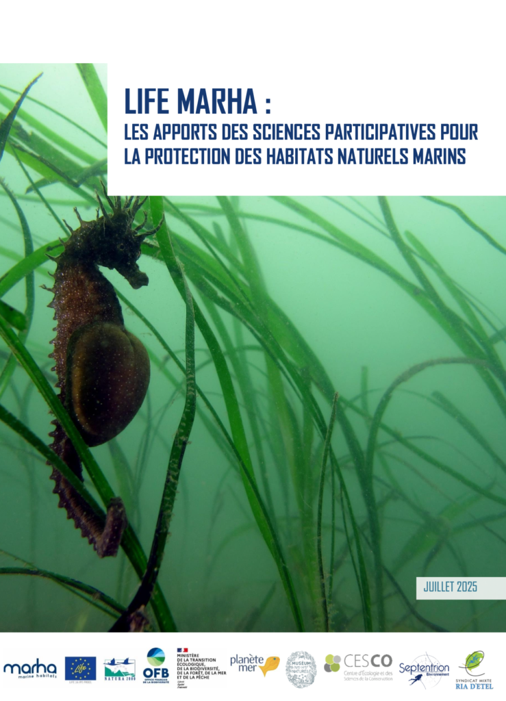 2025. Life Marha : Les apports des sciences participatives pour la protection des habitats naturels marins.