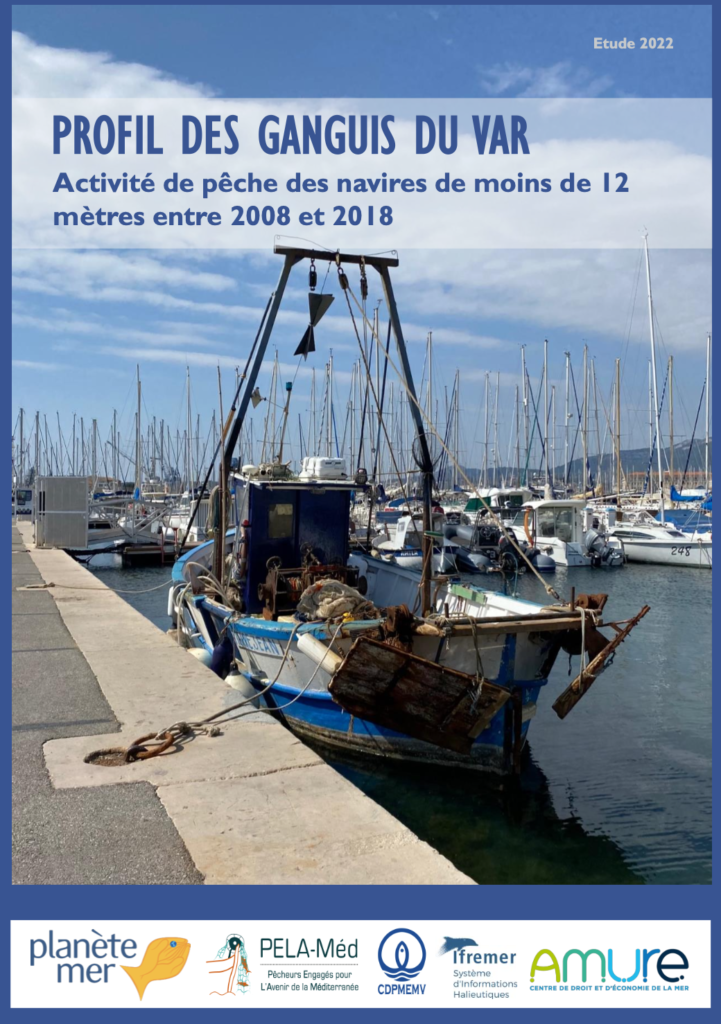 Profils des navires de petite pêche du Var. La flottille varoise des ganguis