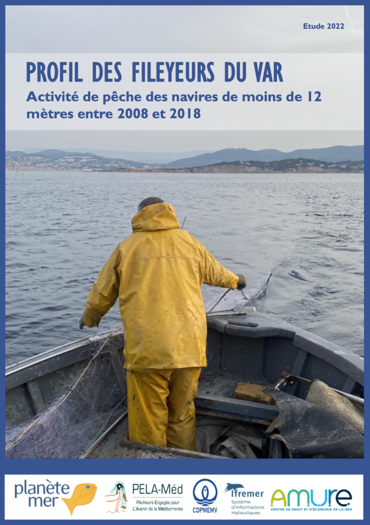 Profils des navires de petite pêche du Var. Les flottilles varoises des fileyeurs