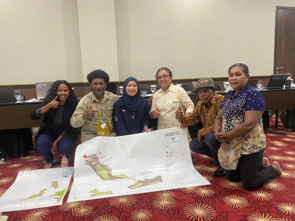 réunion au Raja Ampat pour la création de nouvelles AMPs