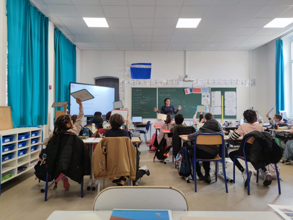 Pêcheur Junior en classe